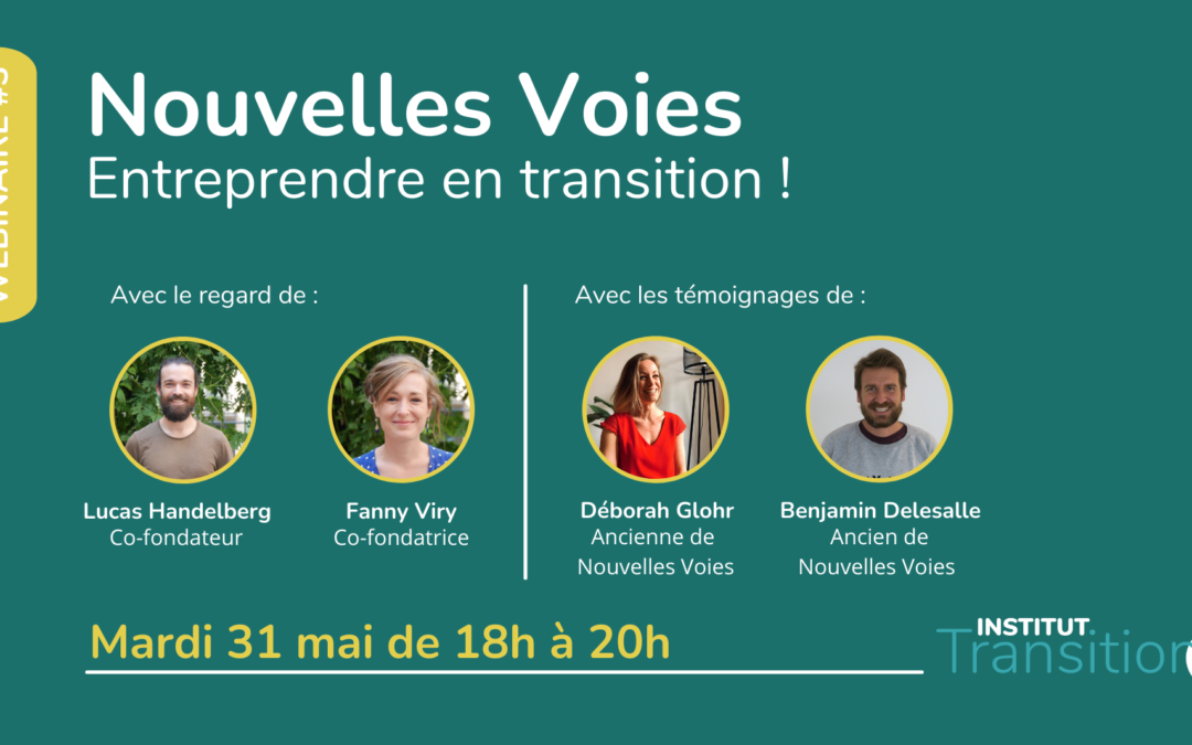 Webinaire #3 Entreprendre en transition