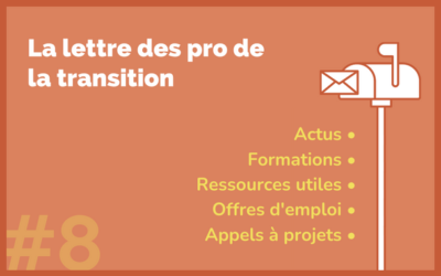 La lettre des pro de la transition N°8 – Octobre 2022