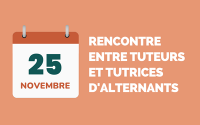 Rencontre entre tuteurs et tutrices d’alternants ⎹ 25 nov. 2022
