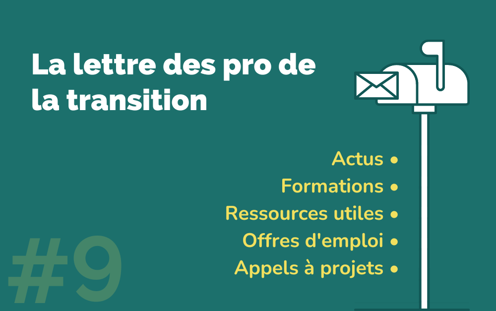 La lettre des pro de la transition N°9 – Novembre 2022