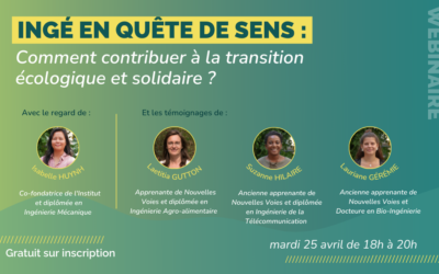 Ingénieurs : Comment contribuer à la transition écologique et solidaire ?