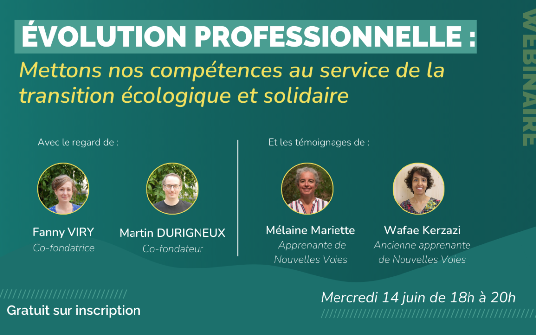 Webinaire évolution professionnelle – Institut Transitions