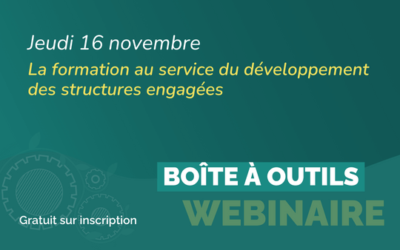 La formation au service du développement des structures engagées ⎹ nov. 2023