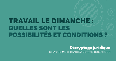 Travail le dimanche