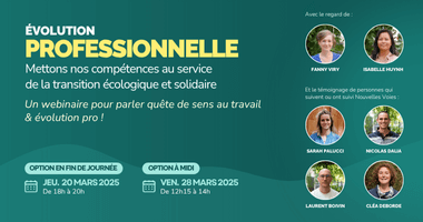 Webinaire Évolution professionnelle : mode d’emploi 