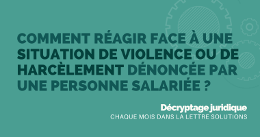 decryptage juridique Comment prévenir VSS