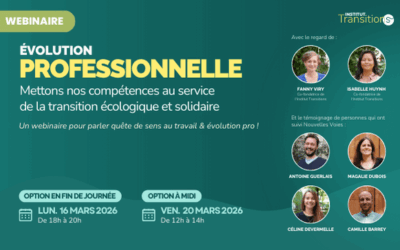 Webinaire Évolution professionnelle : mode d’emploi 
