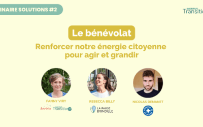 Webinaire Solutions #2 – Le bénévolat