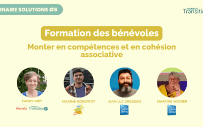 Webinaire Solutions #6 – Formation des bénévoles